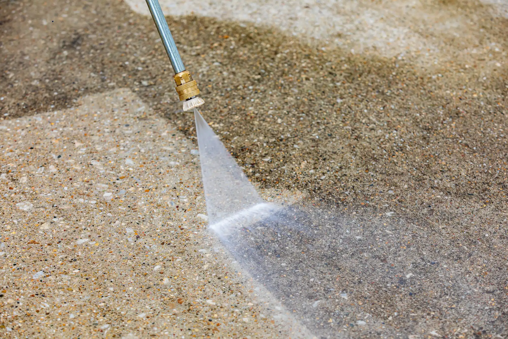 Resin bound driveway cleaning