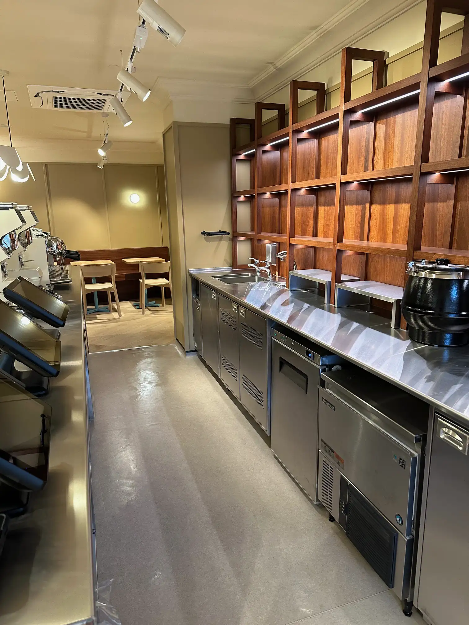 Gail's Bakery in Buxton, post-build sparkle clean